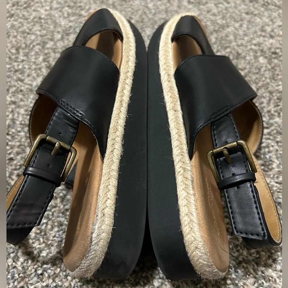 Women's Black Frances Heel Sandals - Picture 7 of 14